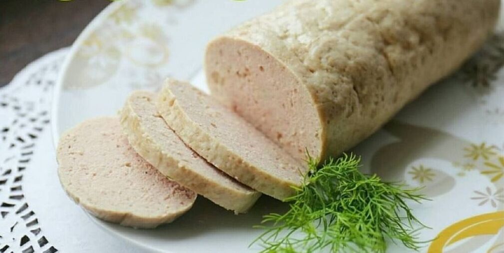 Salchicha de pavo